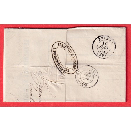 N°10 TTB / SUP 3 VOISINS PC 462 BOURBONNE LES BAINS HAUTE MARNE MIRECOURT VOSGES