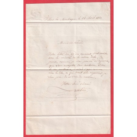 N°13 OBLITERATION BOITE RURALE F VILLERS LA MONTAGNE MEURTHE ET MOSELLE POUR BOISMONT