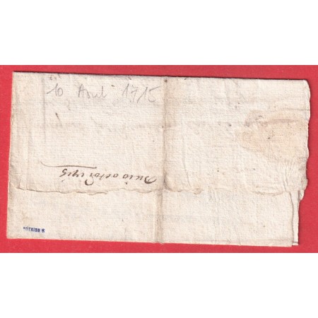 MARQUE DE TONNEINS LN°2A HAUTE GARONNE INDICE 21 POUR PARIS 1715