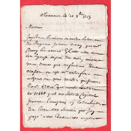 MARQUE DE TONNEINS LN°2A HAUTE GARONNE INDICE 21 POUR PARIS 1715