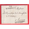 MARQUE 82 SCHIRMECK VOSGES 1824 TEXTE DE FOUDAY HAUT RHIN POUR SENONES INDICE 15