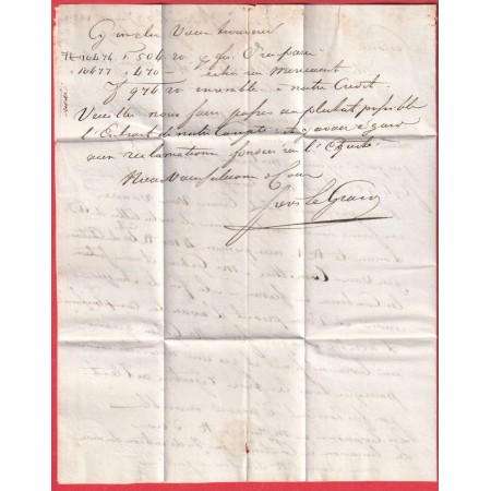 MARQUE 82 SCHIRMECK VOSGES 1824 TEXTE DE FOUDAY HAUT RHIN POUR SENONES INDICE 15