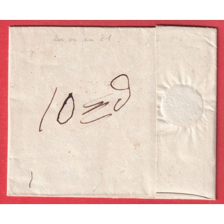 MARQUE P82P ST DIEY DIE VOSGES 1813 POUR TOULON VAR TEXTE MEDECIN HOPITAL DE ST DIE INDICE 12