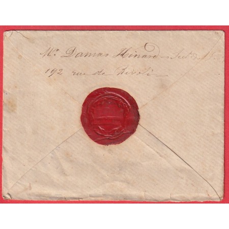 FRANCHISE SERVICE DE L'EMPEREUR MAISON DE L'IMPERATRICE PARIS CONTRE SEING