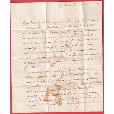 MARQUE 60 PASSY A ETROIT 1811 + GRANDE POSTE PARIS POUR NANCY MEURTHE ET MOSELLE NON SIGNALE PAR POTHION EN 1811 ET NOIR