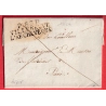 MARQUE P83P VILLENEUVE L'ARCHEVEQUE YONNE 1824 PARIS INDICE 13