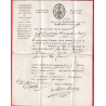 FRANCHISE MINISTRE DE LA GUERRE PARIS AN7 1799 SIGNE AU TAMPON MILLET DE MUREAU BARON EMPIRE LA COTE ST ANDRE ISERE