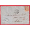 N°16 PC 441 BORDEAUX GIRONDE POUR MILAN ITALIE 1862