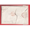 MARQUE P47P CHOLLET MAINE ET LOIRE 1811 POUR ANGERS CACHET ESSAI EN ARRIVEE INDICE 10