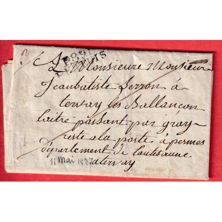 MARQUE P89P PERTUIS VAUCLUSE 1827 PESMES HAUTE SAONE INDICE 13