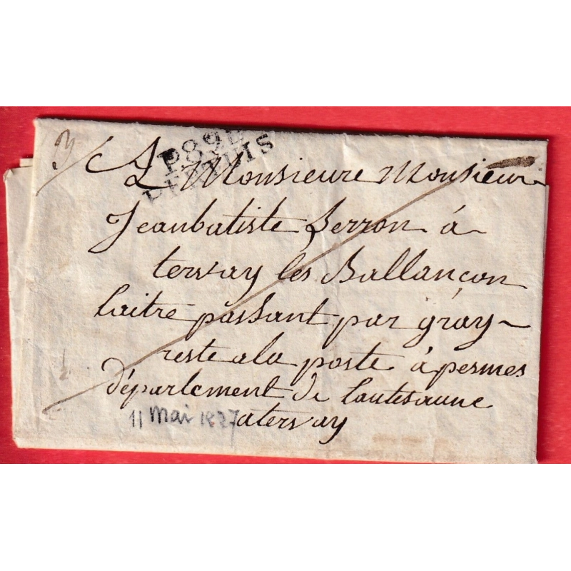 MARQUE P89P PERTUIS VAUCLUSE 1827 PESMES HAUTE SAONE INDICE 13