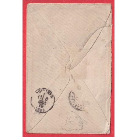 GUERRE 1870 CAD GARE AVIGNON N°29 POUR ARMEE DE LA LOIRE A POITIERS VIENNE 2 DECEMBRE 1870