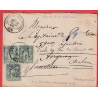 N°75 X3 CAMP DE LA VALBONNE AIN 1899 AVIGNON REEXP CHALON RARE