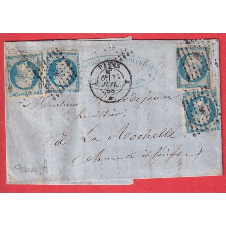 N°14 X4 PARIS A 60 A LOSANGE A POUR LA ROCHELLE