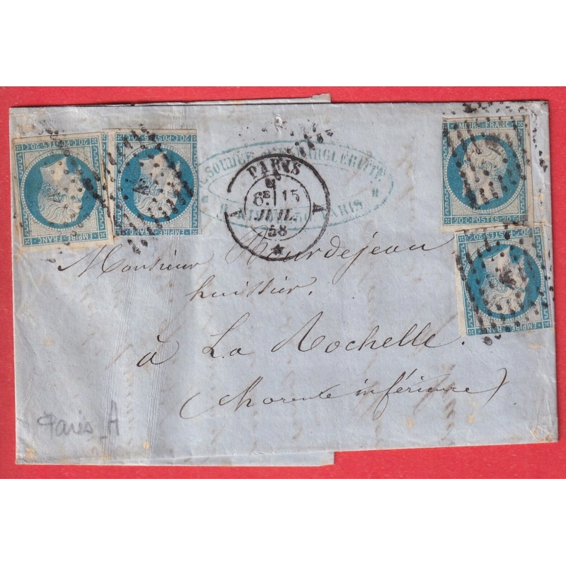 N°14 X4 PARIS A 60 A LOSANGE A POUR LA ROCHELLE