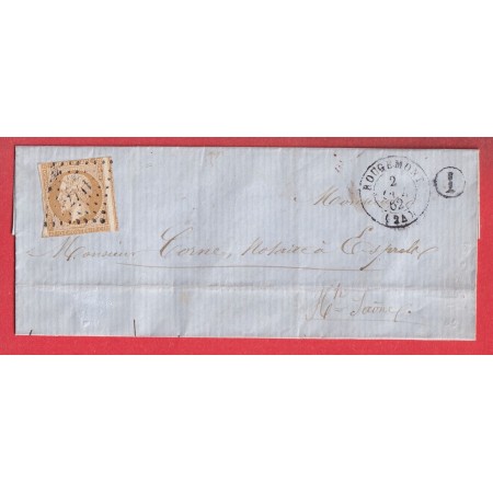 N°13 PC 2741 ROUGEMONT DOUBS SEUL POUR ESPRELS HAUTE SAONE RECETTES REUNIES ???