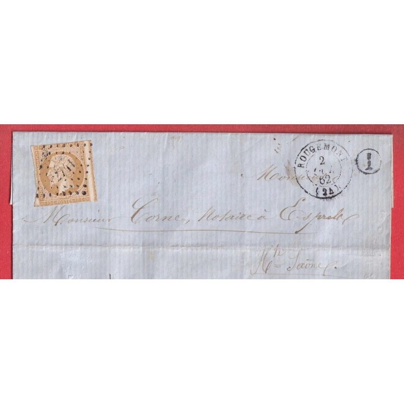 N°13 PC 2741 ROUGEMONT DOUBS SEUL POUR ESPRELS HAUTE SAONE RECETTES REUNIES ???