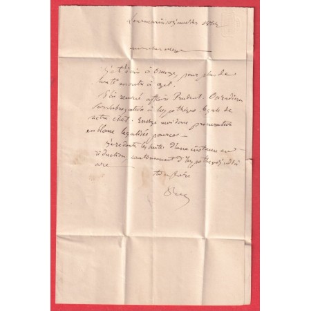 CURSIVE 86 LOURMARIN VAUCLUSE LOSANGE CD EN ROUGE TAXE LOCALE 1 POUR APT 1847