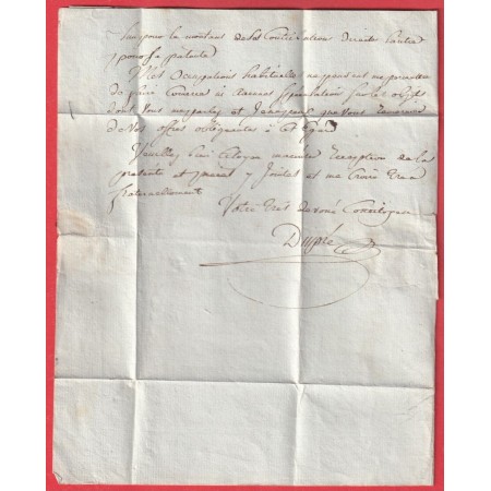 MARQUE P2P CHAVIGNON AISNE + PP BONNET PHRYGHIEN POUR PARIS TEXTE DE CHEVREGNY AN7 1799 INDICE 18