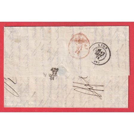 N°59 60 PD EN ROUGE SUR TIMBRE GC 2502 MONTPELLIER HERAULT NAPLES ITALIE ITALIA