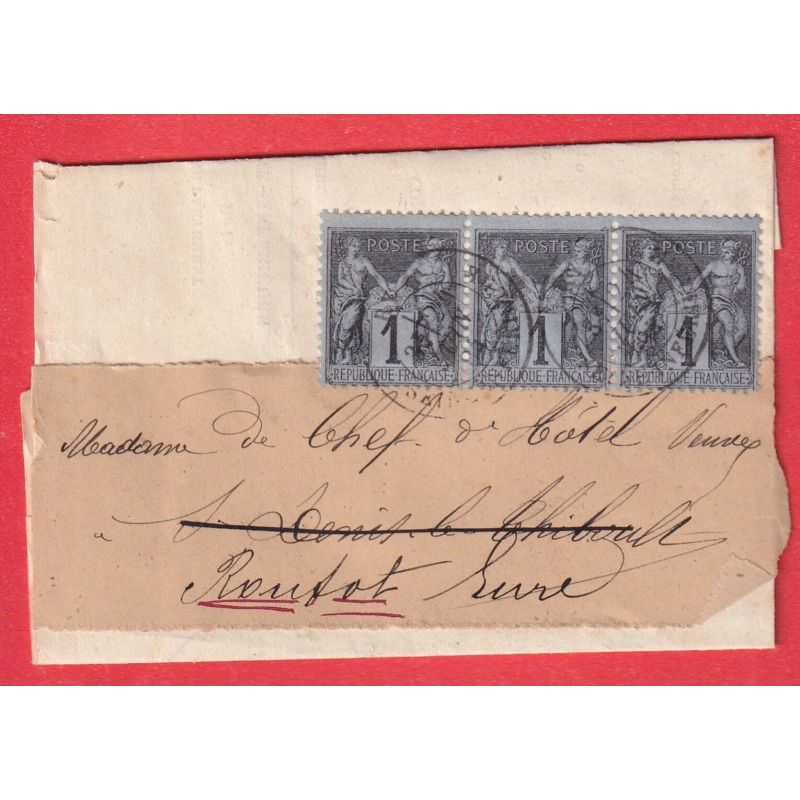 N°83 BANDE DE 3 CAD RY SEINE INFERIEURE