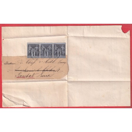 N°83 BANDE DE 3 CAD RY SEINE INFERIEURE