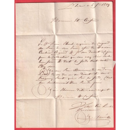 MARQUE 34 PLELAN ILLE ET VILAINE 1829 POUR RENNES INDICE 15