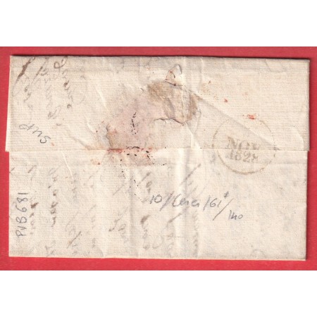 MARQUE 54 LA ROCHE BERNARD MORBIHAN 60X11 1828 INDICE 14 POUR PONTIVY