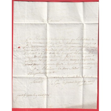 MARQUE P26P LES ANDELYS EURE 1806 53X12 POUR EVREUX INDICE 13