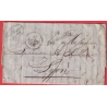 CURSIVE 74 INGOUVILLE SEINE INFERIEURE 1837 POUR LYON INDICE 16