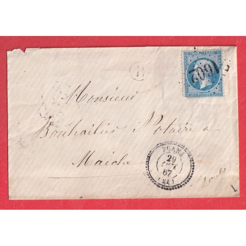 N°22 GC 1602 FUANS DOUBS CAD TYPE 22 POUR MAICHE INDICE 12