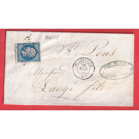 N°14 VARIETE POSTFS PC 2960 ST AFFRIQUE AVERON ST PONS HERAULT