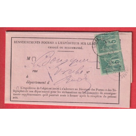 N°75 PAIRE RODEZ AVEYRON CAD SILVANES 1884