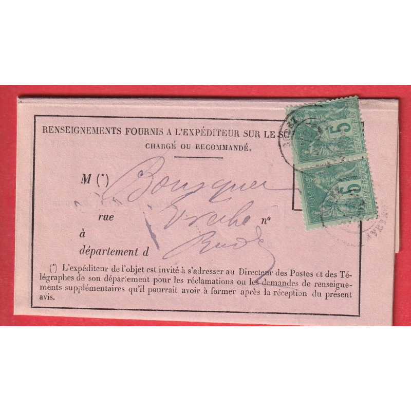 N°75 PAIRE RODEZ AVEYRON CAD SILVANES 1884