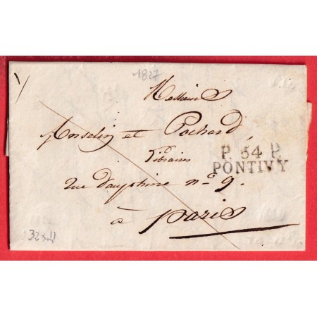 MARQUE P54P PONTIVY 1827 MORBIHAN INDICE 11 POUR PARIS