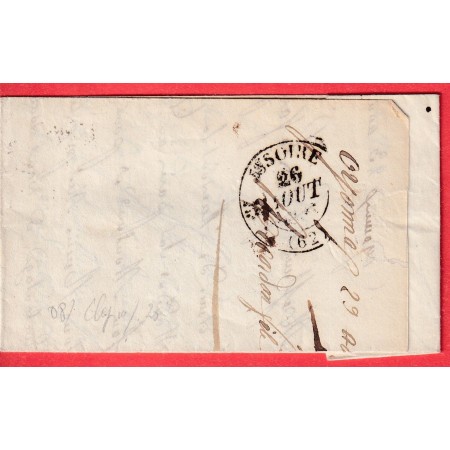 CURSIVE 1 OYONNAX AIN CAD TYPE 12 NANTUA 1833 YSSOIRE PUY DE DOME INDICE 9