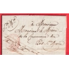 FRANCHISE LE COMMISSAIRE DES GUERRES MAUCO AIGUILLON LOT ET GARONNE 1814 PORT STE MARIE