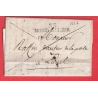 MARQUE 33 MONTPELLIER EN FRANCHISE DES POSTES HERAULT 1827 POUR LUNEL DIRECTEUR DES POSTES