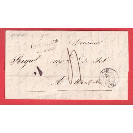 CURSIVE 77 CRAMAUX TARN T15 ALBI POUR MONTPELLIER INDICE 10