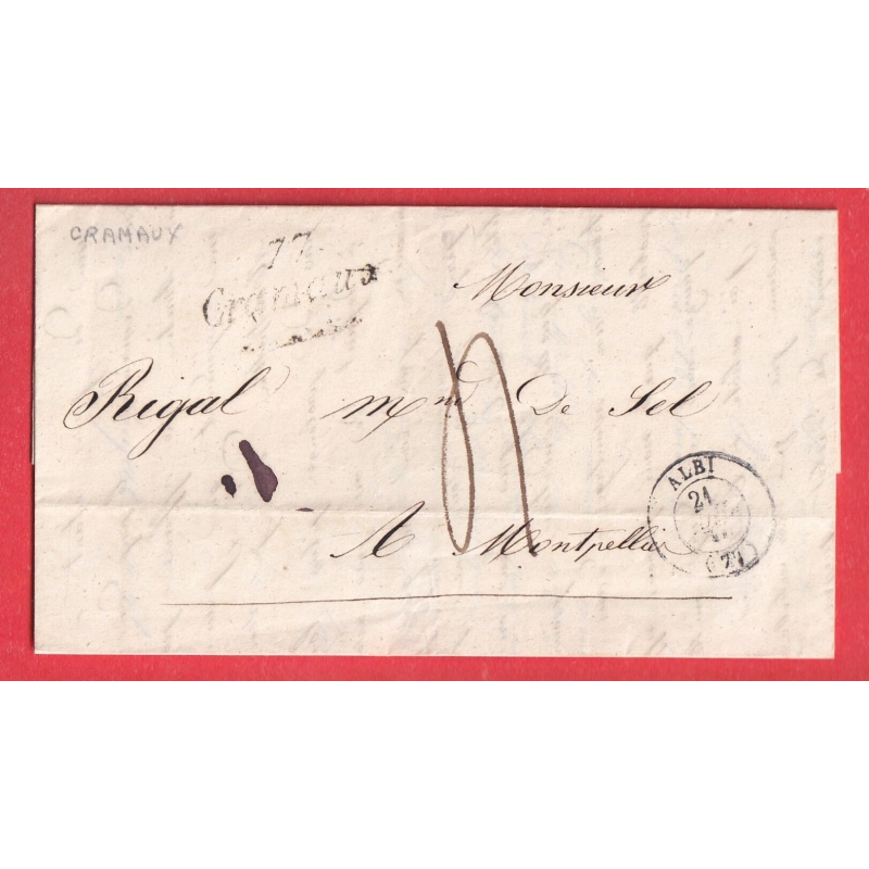 CURSIVE 77 CRAMAUX TARN T15 ALBI POUR MONTPELLIER INDICE 10