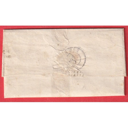 N°4 PC 2491 PONT AUDEMER EURE 1852 POUR ROUEN