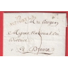 MARQUE REVOLUTIONNAIRE MONTFORT LB LE BRUTUS SEINE ET OISE TRES BEAU TEXTE POUR DRAUX INDICE 20
