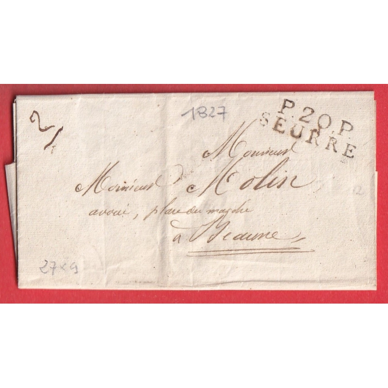 MARQUE P20P SEURRE COTE D'OR 1827 BEAUNE INDICE 11