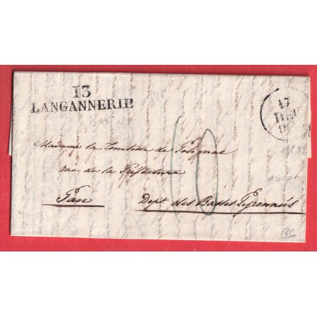 MARQUE 13 LANGANNERIE CALVADOS INDICE 17 POUR PAU BASSES PYRENEES