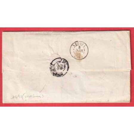 CAD TYPE 15 TRAVES HAUTE SAONE OR EN ROUGE DE ROSEY POUR RAY SUR SAONE