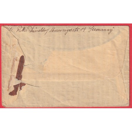 ZEPPELLIN HINDENBURG 1936 DEUTSH LUFTPOST POUR NEW YORK ETATS UNIS USA