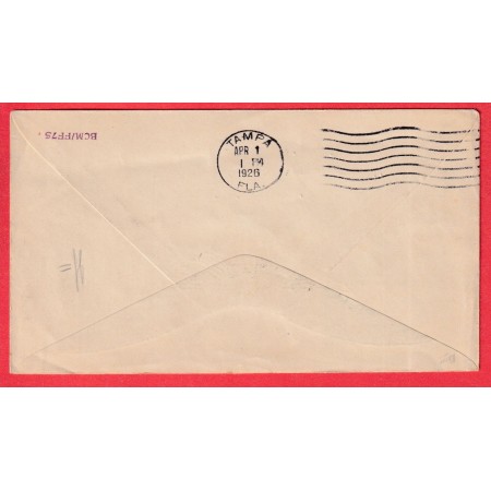 1ER VOLS ETATS UNIS USA 1926 JACKSONVILLE 1926 TAMPA FLORIDA