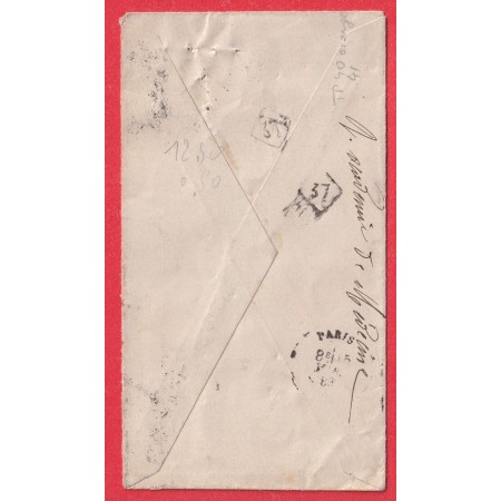 USA ETATS UNIS N°40 41 NEW YORK BUREAU C 1883 PARIS ACADEMIE DE MEDECINE