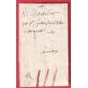 LETTRE DE LILLE NORD EN 1636 TAXE ESPAGNOLE III A LA CRAIE ROUGE  POUR ANVERS BELGIQUE