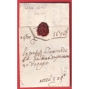 LETTRE DE LILLE NORD EN 1636 TAXE ESPAGNOLE III A LA CRAIE ROUGE  POUR ANVERS BELGIQUE